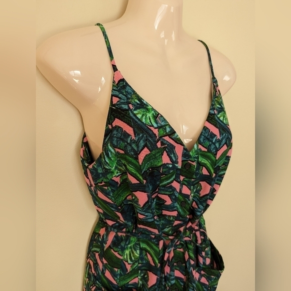 Topshop tropical palms romper 4 - Picture 4 of 16